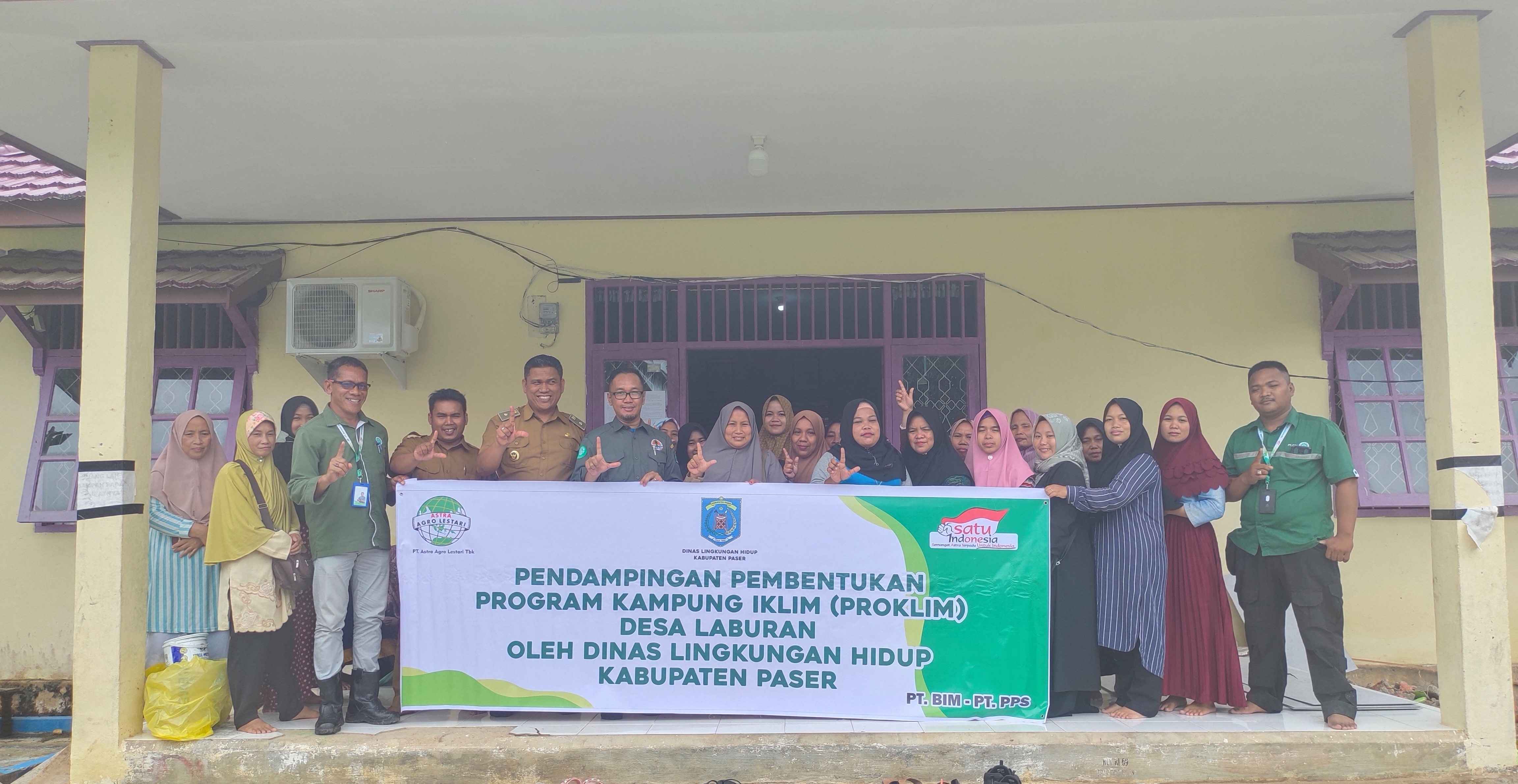 Pendampingan Pembentukan Proklim di Desa Laburan Binaan PT. Borneo Indah Marjaya
