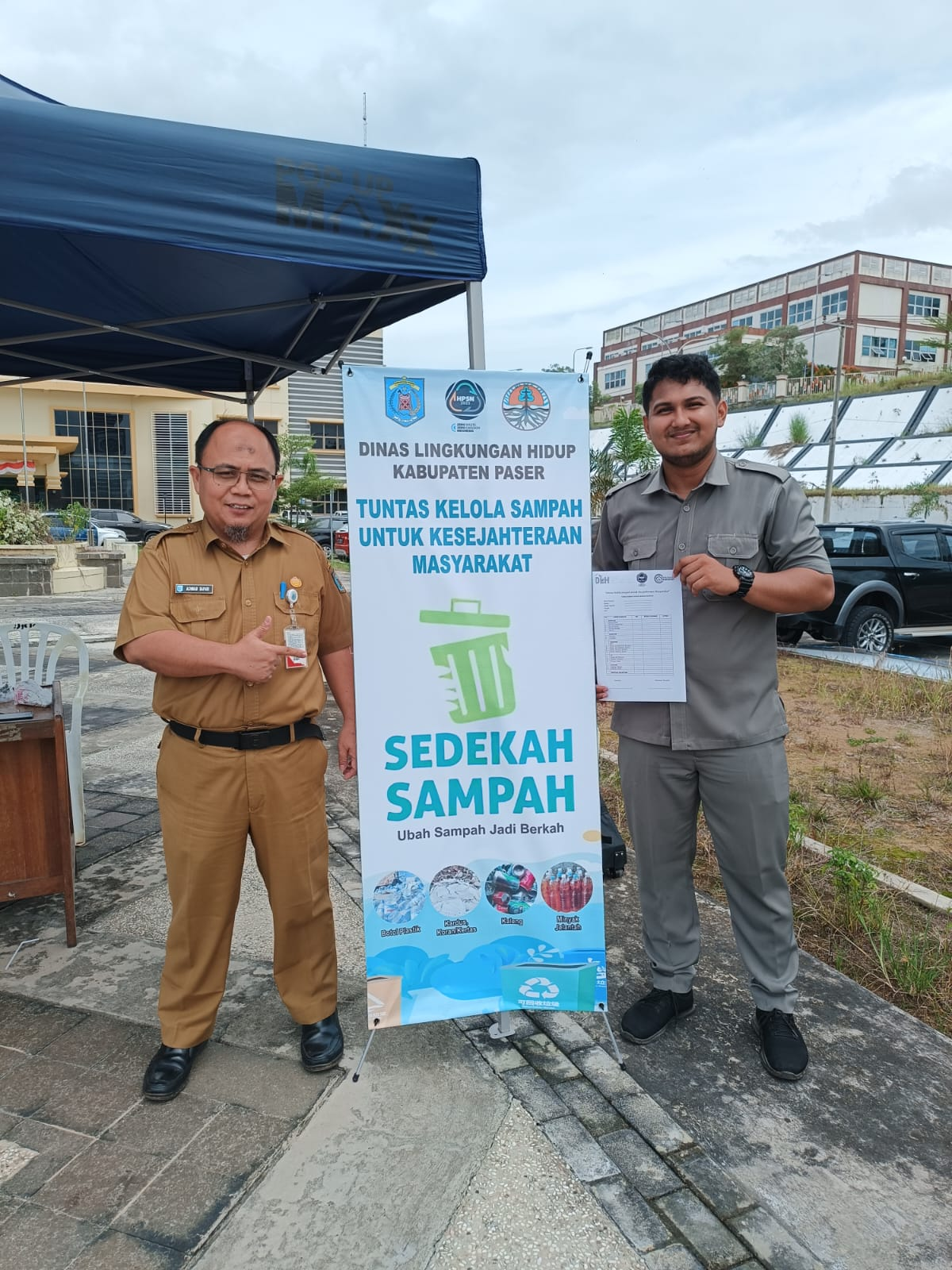 Memperingati HPSN Dinas Lingkungan Hidup Kabupaten Paser adakan kegiatan Sedekah Sampah